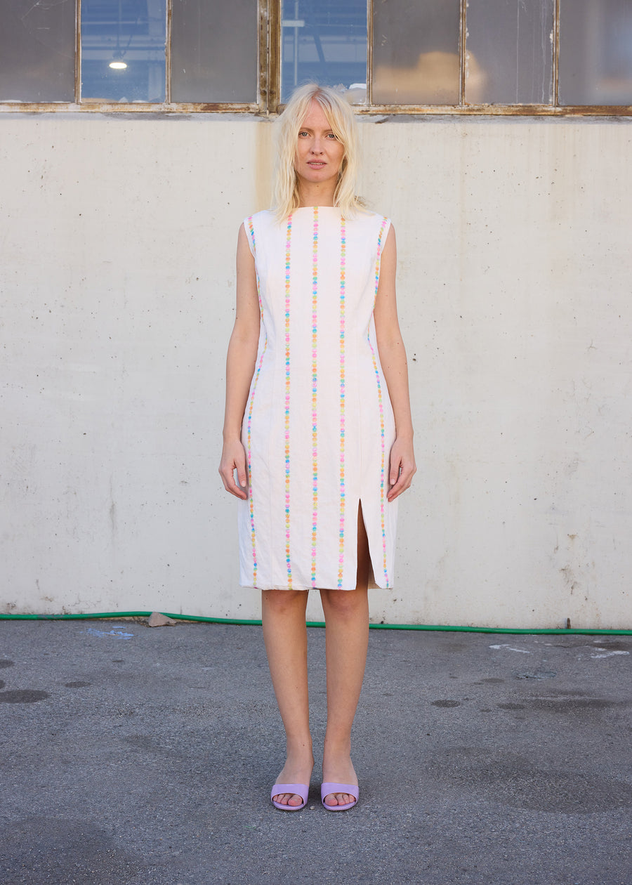 Aster Trim Stripe Dress