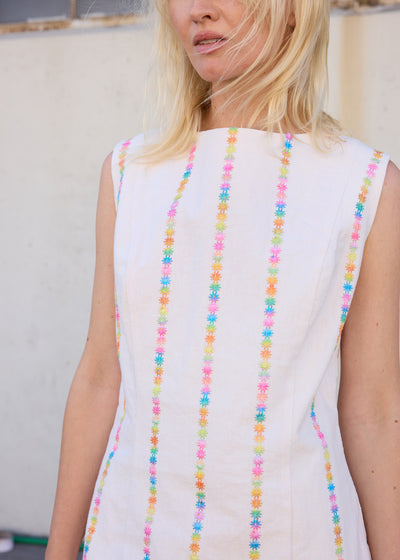 Aster Trim Stripe Dress