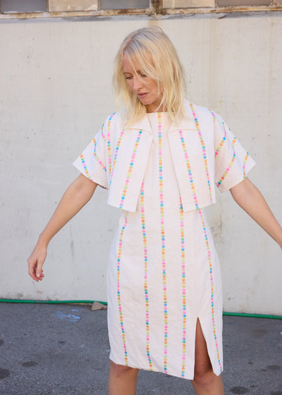 Aster Trim Stripe Mini Jacket