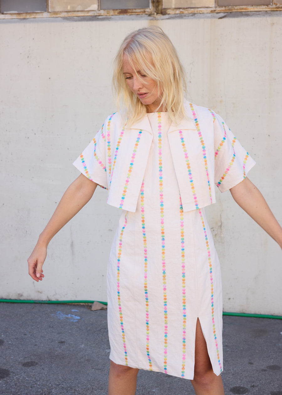 Aster Trim Stripe Mini Jacket