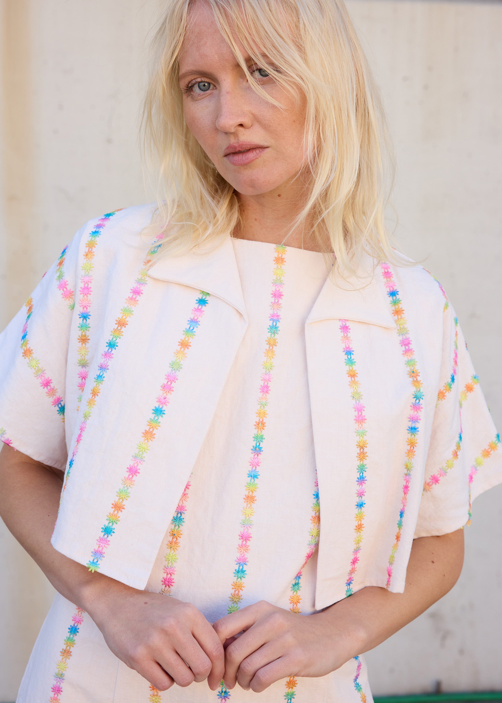 Aster Trim Stripe Mini Jacket