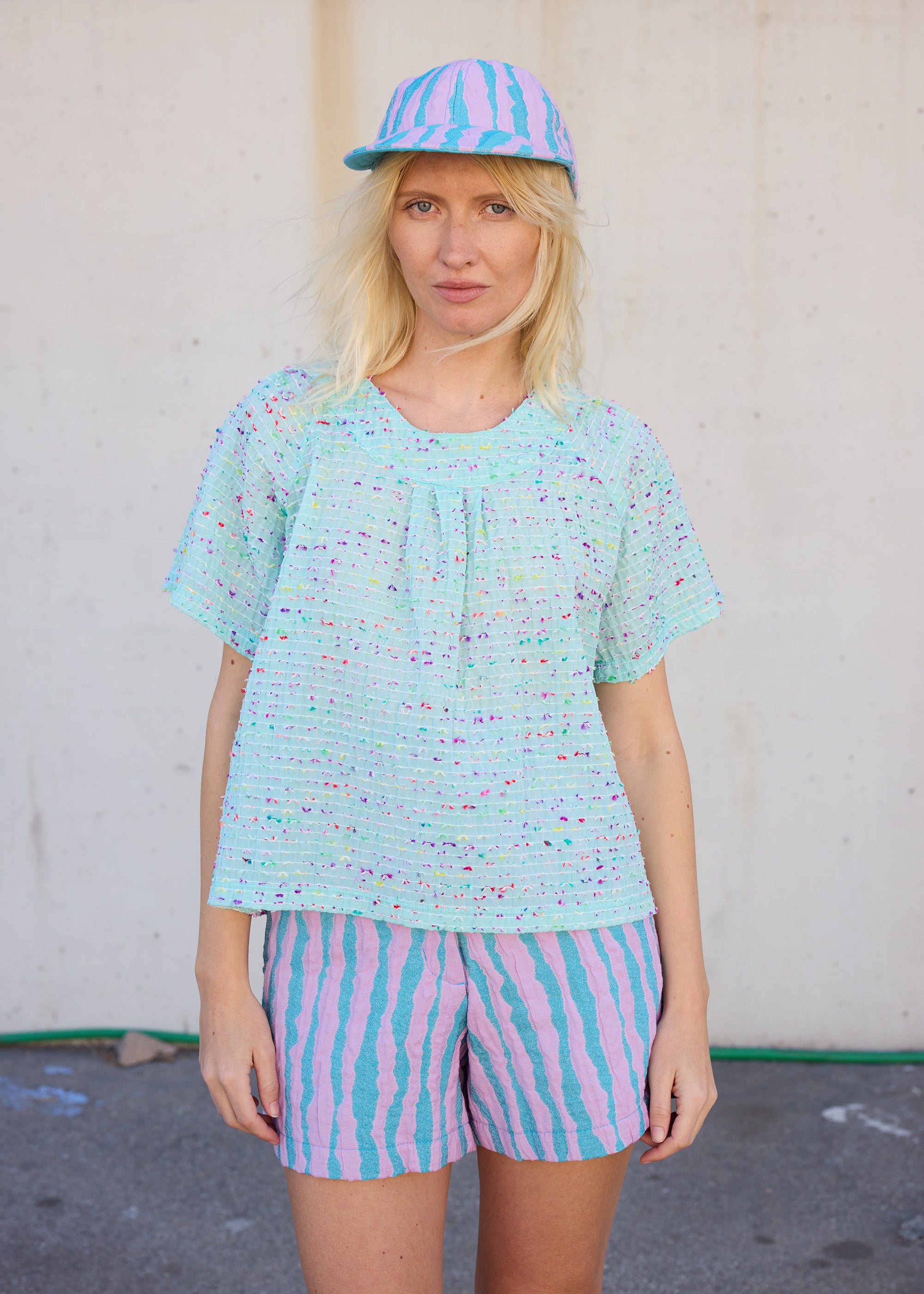 Wiggle Baseball Hat- Purple/Blue