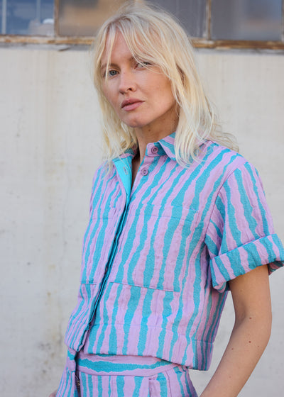 Remy Top- Purple/Blue