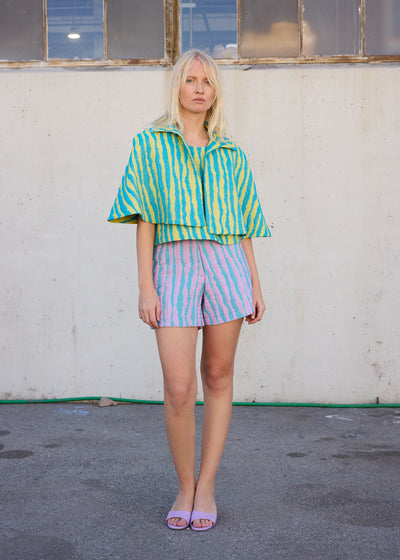 Short Cape Blue/Yellow